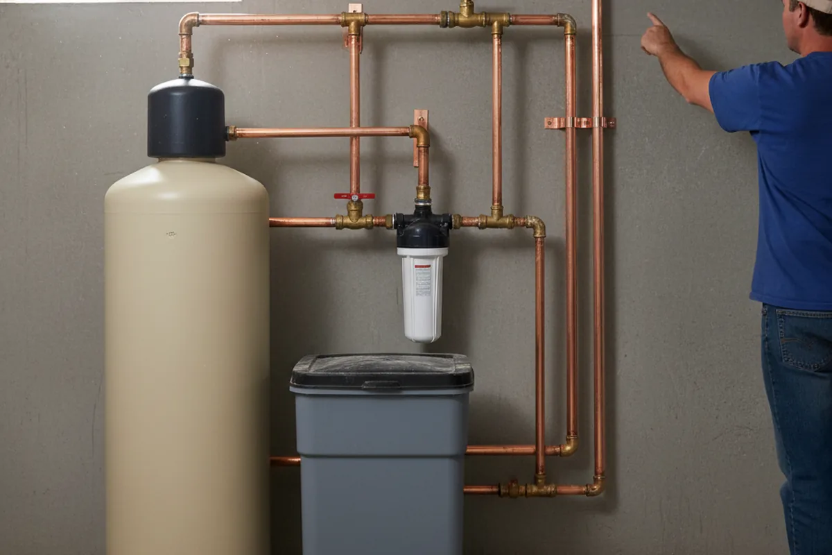 Whole-house water treatment system installed in Richford